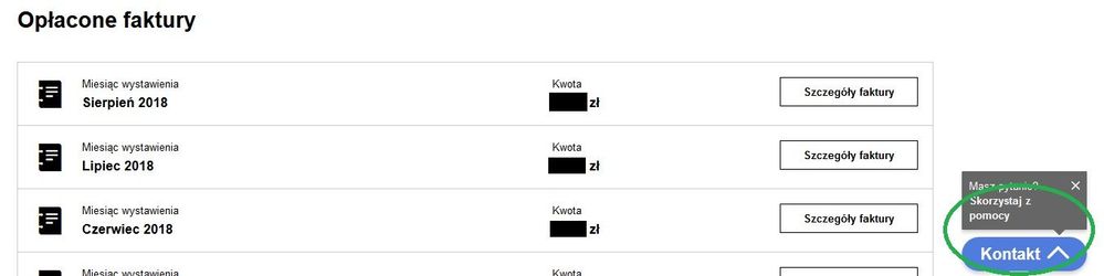 okienko czata na nowym MO