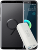 Samsung Galaxy S9 + HTC Desire 12+ z powerbankiem