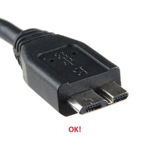 O tak w zbliżeniu, to standard USB3.0 micro-B
