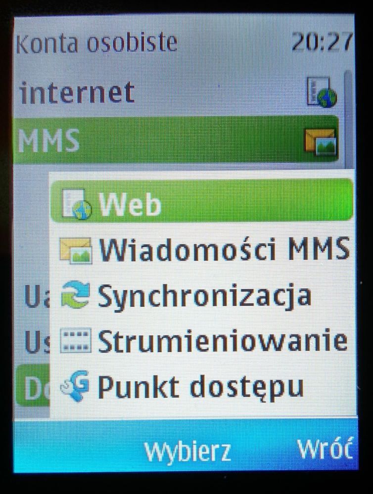 wybor co chce konfigurowac