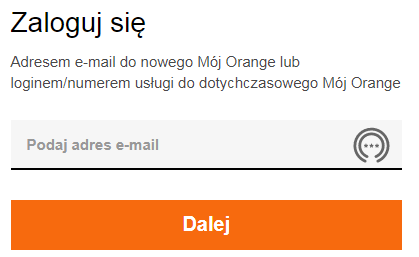 zamiast maila, usługa w starym MO