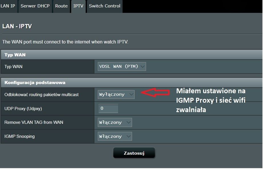 При включении iptv пропадает wifi