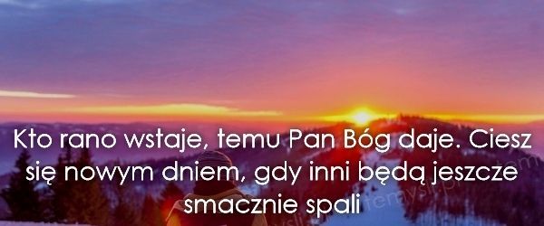 Wstawać nie spać śpiochy