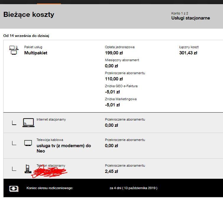 Ale cennik otrzymalem na umowy na czas nieokreślony w tym do tego cennika już pasuje wpisana kwota aktywacji Multi-pakietu