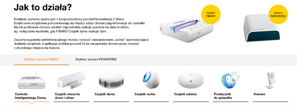 Tak ( biednie) wygląda oferta na "fibaro"... centralka i 5 ( pięć !) urządzeń...