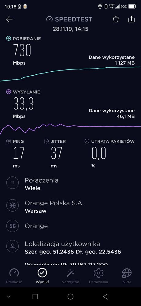 Test 5G Lublin