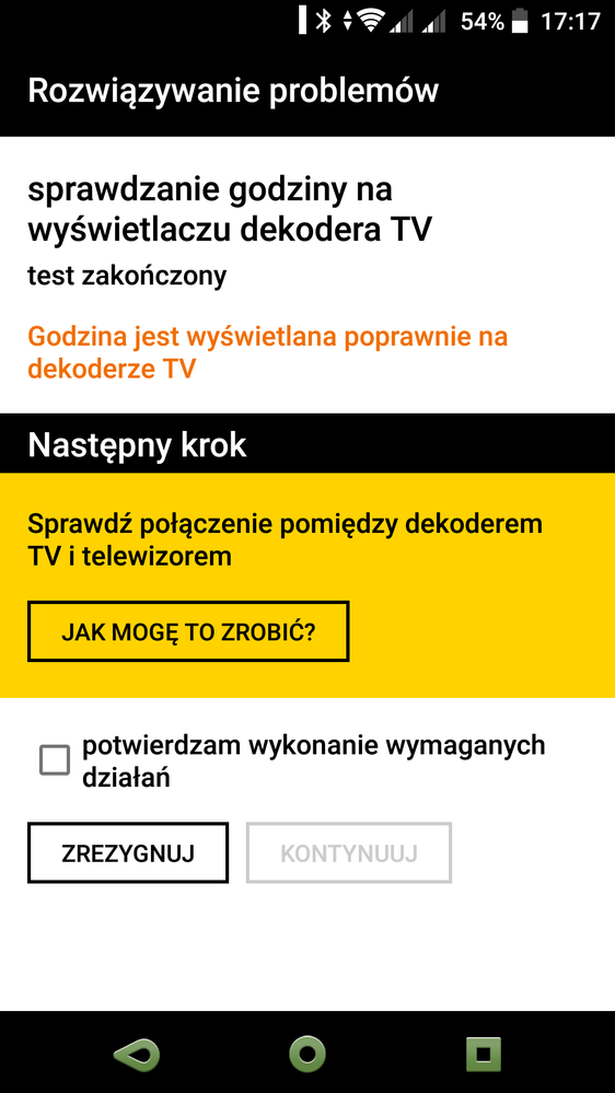 potwierdziłem, że czas OK