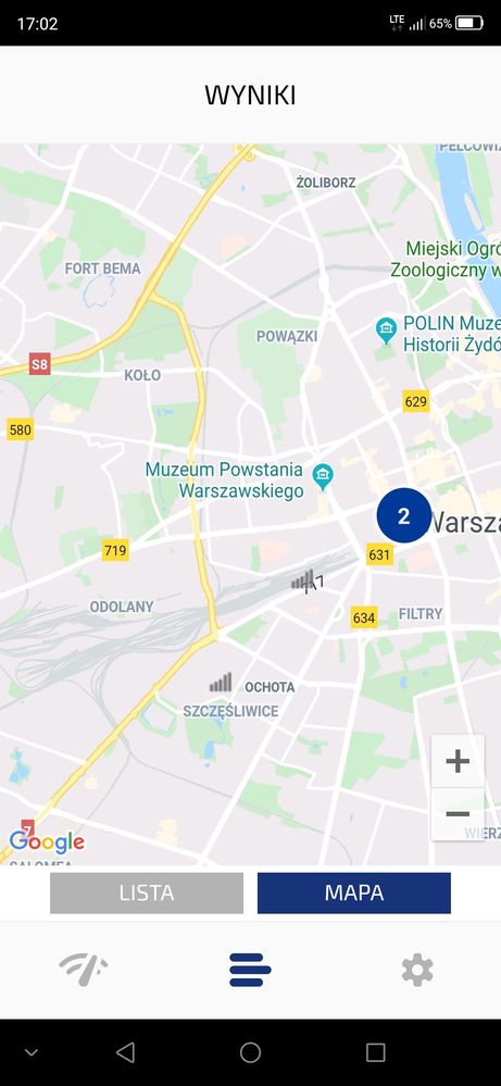 Witam, i przesyłam dzisiejsze wyniki Śródmieście i Ochota. Wszystkie pomiary robione na zewnątrz budynków