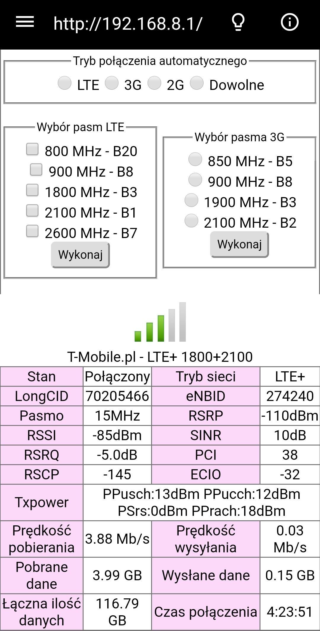 Agregacja pasm LTE 1800 + 2100 na nadajniku NetWorkS! ID 90112 Nasz