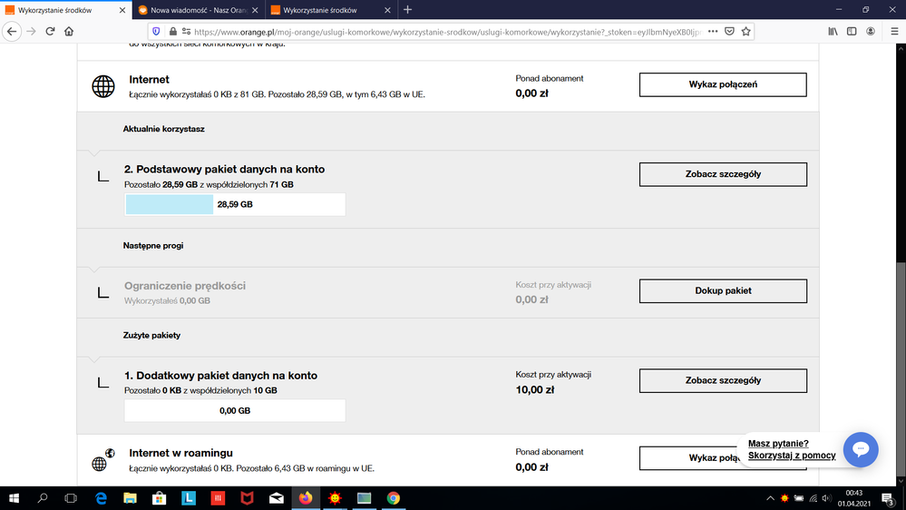 Na tę chwilę to wygląda tak