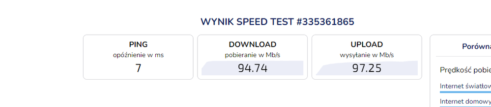 tutaj zrzut z pomiaru  po kablu o którym piszę w   pierwszym poście.
