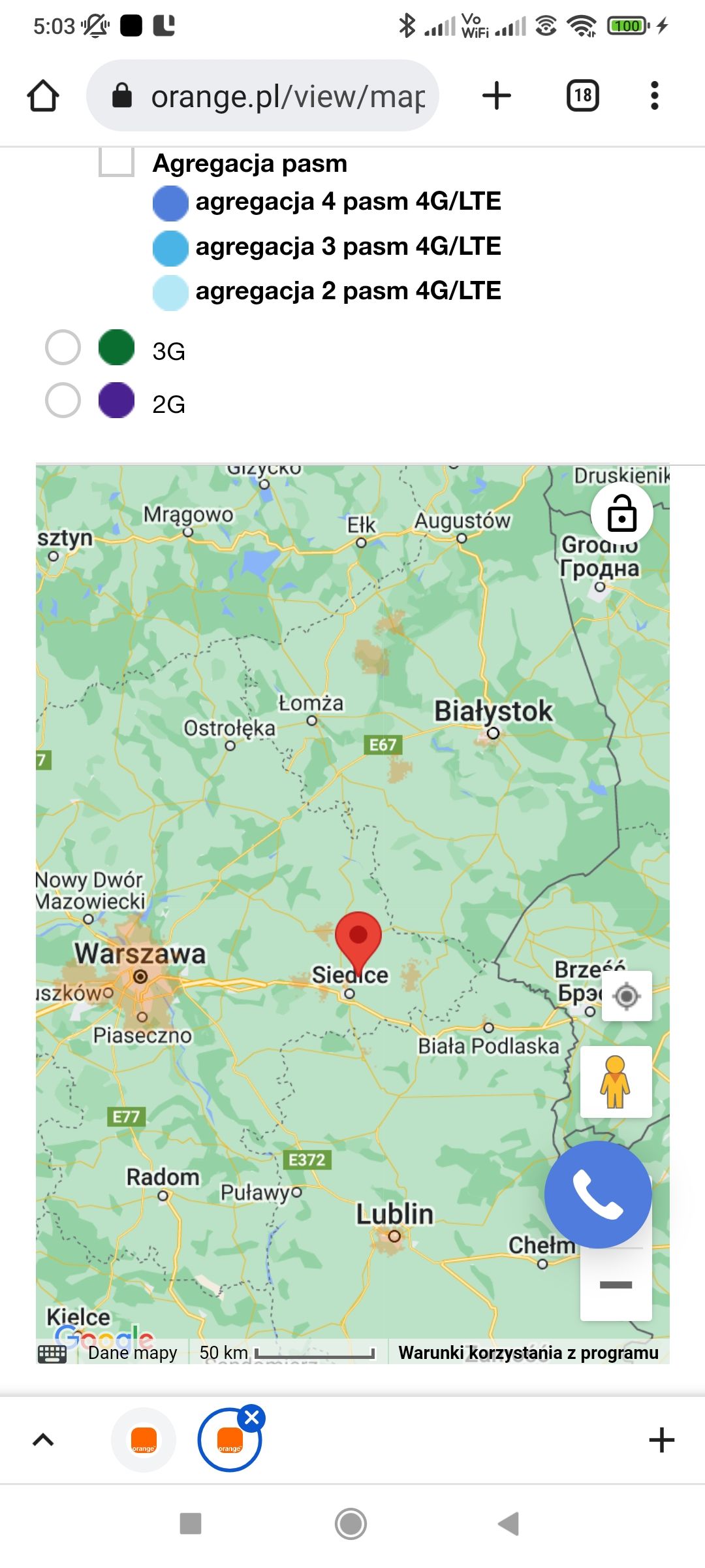 Mapa Zasięgu 5g Orange Strona 2 Nasz Orange 214000 9123