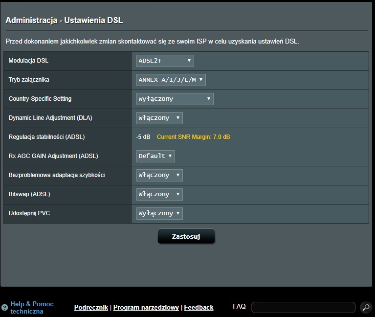 Dosyć częste rozłączanie nasilające się w weekendy (nowy router ASUS DSL12E) Strona 7 Nasz