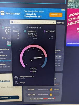 Speedtest na Windowsie