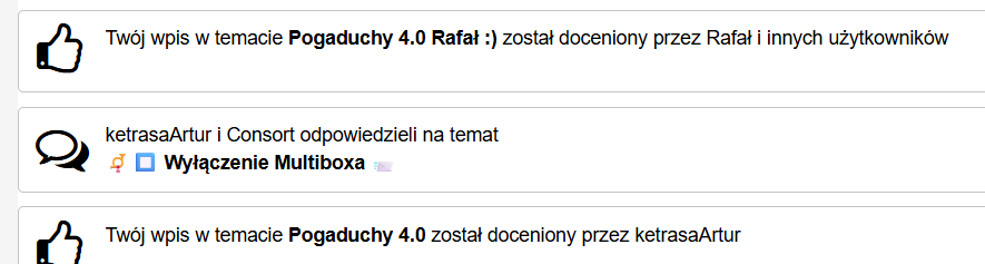 Z ikonki Powiadomień