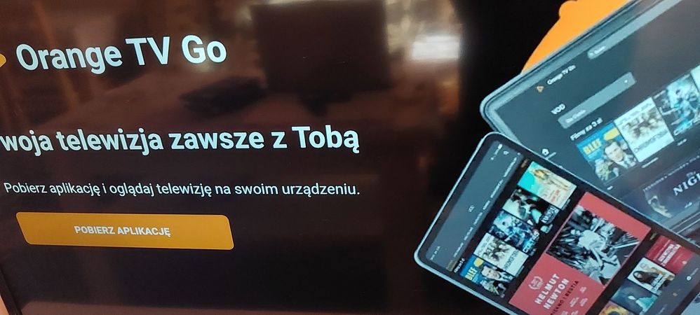 Obraz z TCL-a.Przebicia światła słonecznego.