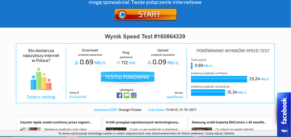 nawet to zdjęcie szło 30 sek.