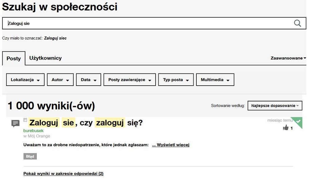fragm. z wynikami wyszukiwania