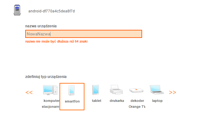 Personalizowanie Urządzenia