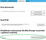 dodatkowa autoryzacja dla apki