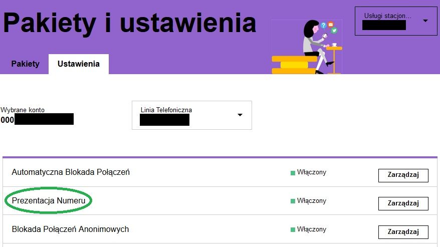 lista usług dodatkowych w Mój Orange