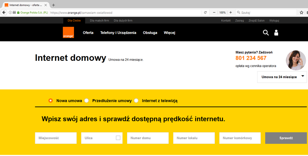 formularz zamówienia