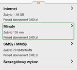 ekran 'Wykaz połączeń'